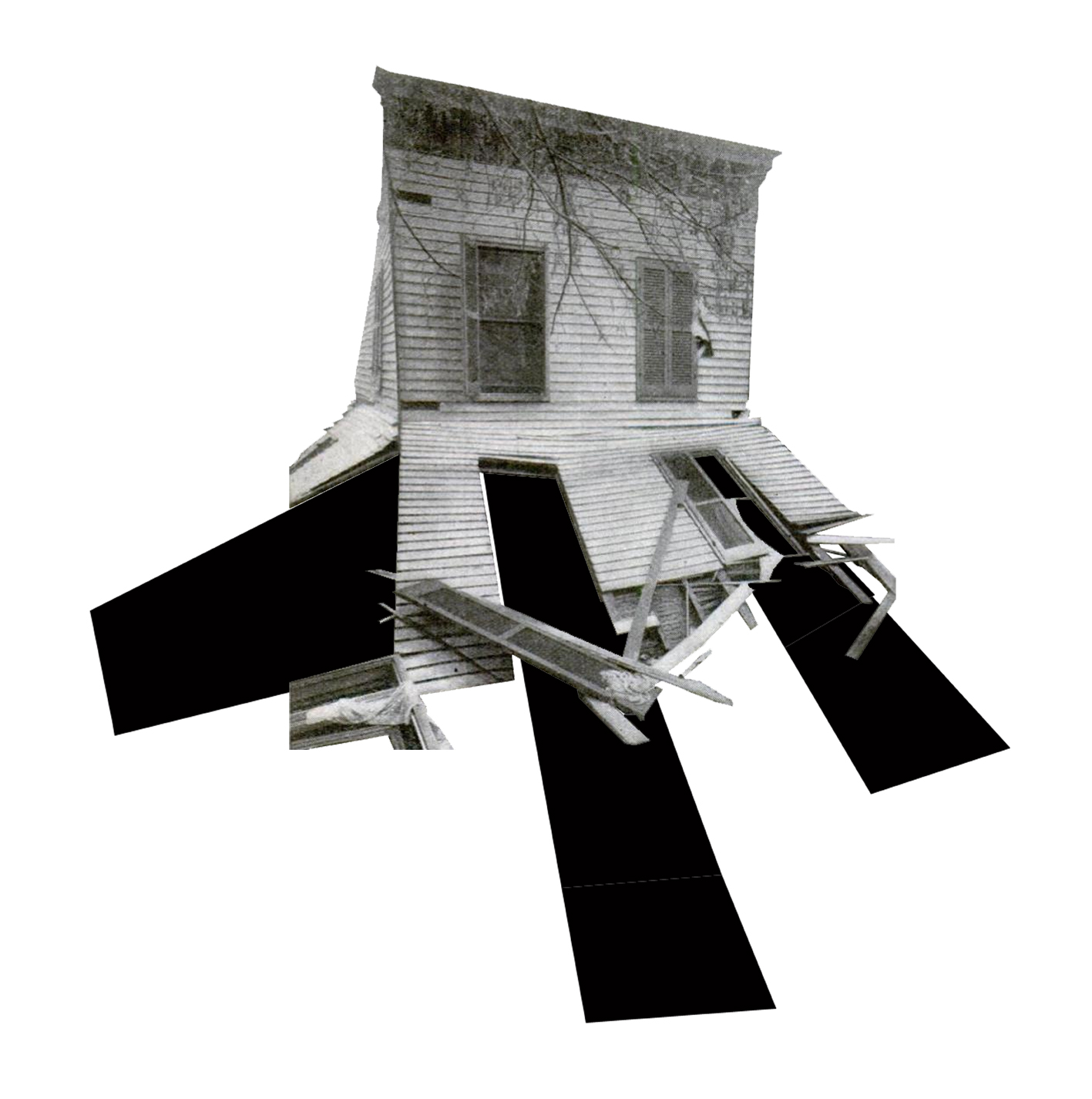 Juan López. TrussT 1, 2013. Fotografia impresa y vinilo, 50cm x 50cm